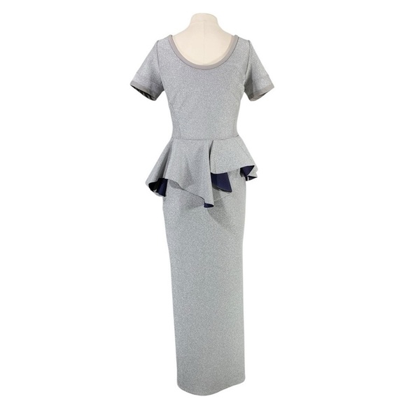 ViKtor & Rolf Scoop Neck Peplum Gown Size XS - Picture 4 of 8